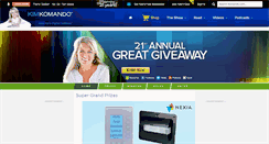 Desktop Screenshot of giveaway.komando.com
