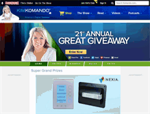 Tablet Screenshot of giveaway.komando.com